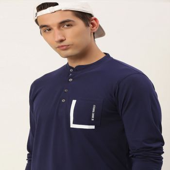 Maniac Tie and Dye Printed Mens Half sleeve Round Neck White and Blue Cotton Oversized Fit T-Shirt