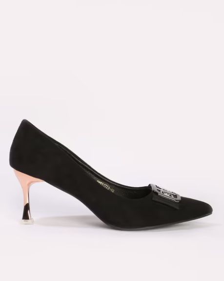 OUTRYT BY AZORTE, Women Stilettos with Metal Accent