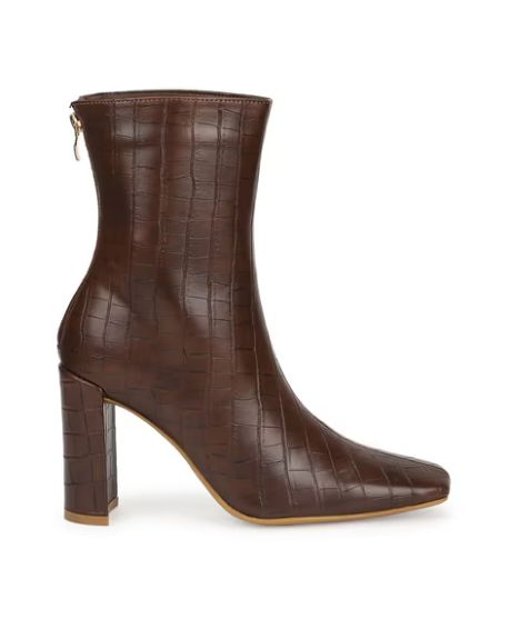 TRUFFLE COLLECTION,Ankle-Length Slip-On Boots