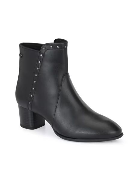 DELIZE,Ankle-Length Boots with Side Zipper