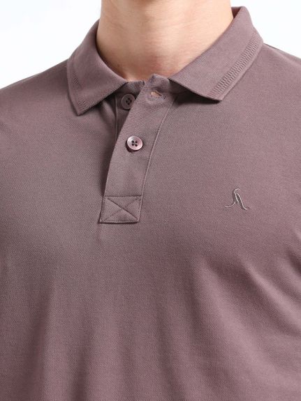 BASIC POLO TSHIRT CONGO BROWN