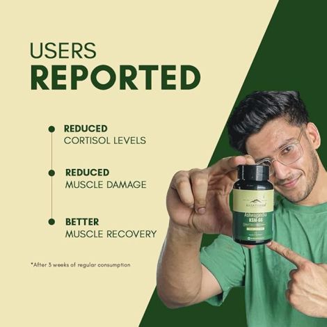 Rasayanam Ashwagandha KSM-66 (500 mg) | Extra Strength Natural Formulation | Support strength & energy | Withania Somnifera Extract - 60 Vegetarian Capsules