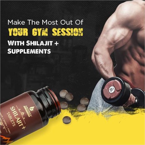 Abhinav Shilajit + Tablets | Stamina booster tablets | All-in-one energy supplement | Elevate your strength, stamina, and energy levels |30 tablets pack of 1