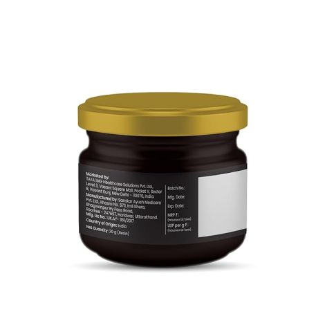 Tata 1mg Tejasya Shilajit Resin,Helps in Boosting Stamina & Energy,Pack of 1,20gm