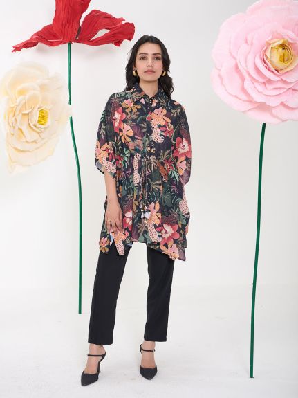 TISCA BLACK AGLIO SHIRT