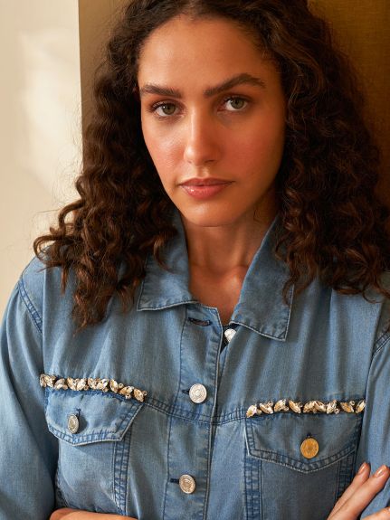 DENIM BLUE HYDRA JACKET