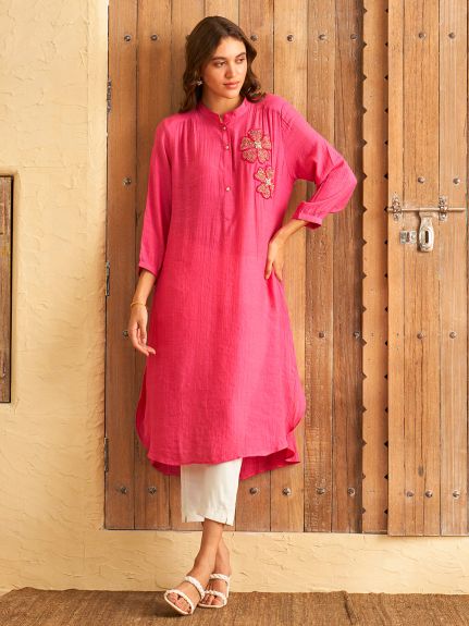 RANI FLOWER GATHERED TUNIC