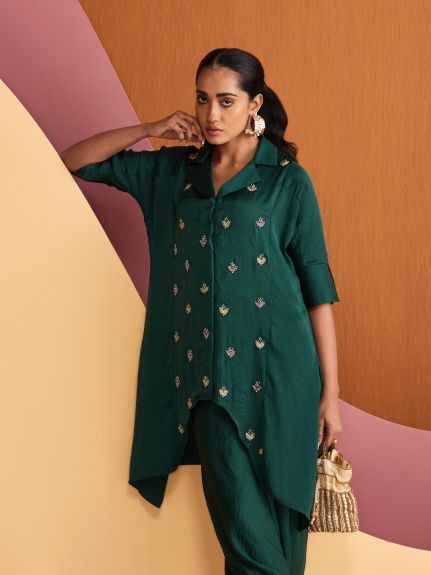EMERALD GREEN TABULA CO-ORD SET