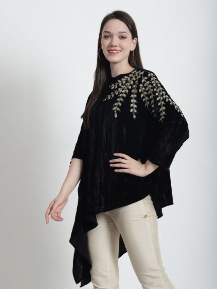 Black Jewell Sh Beaded Cape