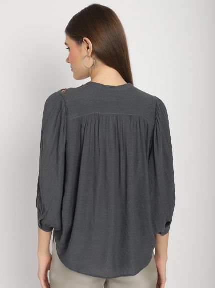 GREY EDIRA SHIRT