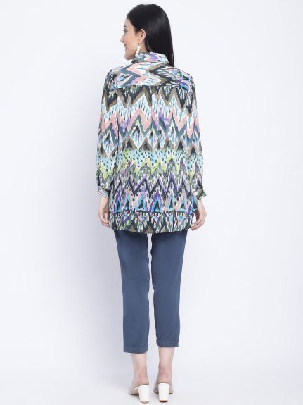 CHEVY MULTI COLLAR BEADED SHIRT