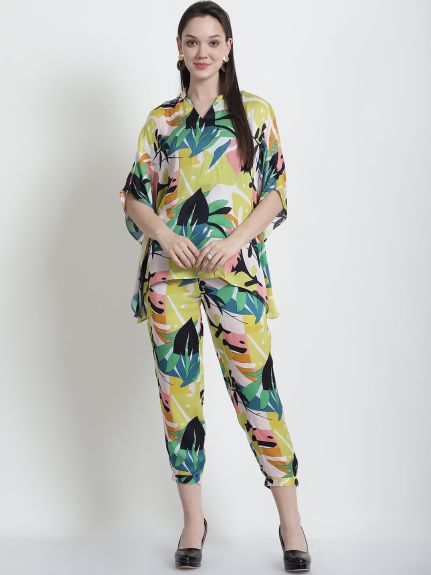 LIME GREEN PALMISH HAMSTER CO-ORD SET