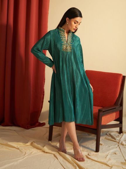 EMERALD PERMA DRESS