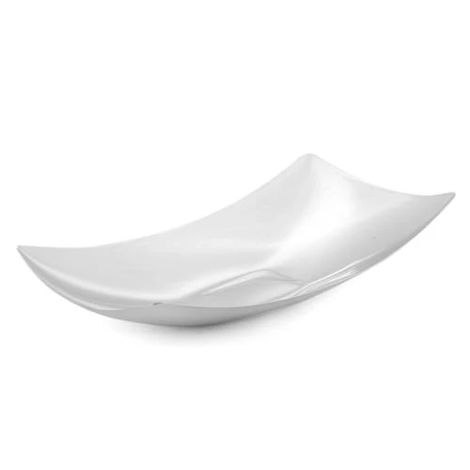 FnS Stainless Steel Rectangular Snack Platter Tray