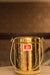 IKIRU Golden Brass Milk Can with Handle | Milk Container & Dolu Bartan