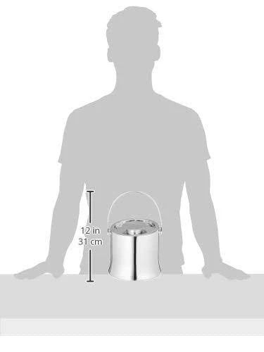 FnS Mirage Stainless Steel Ice Bucket (1.25 LTR)