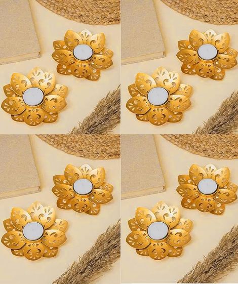 CraftVatika Tealight Candle Holder | Diwali Decor Items | Diwali Decoration for Home | Traditional Diwali Decoration | Perfect Home Accent | Ideal for Festive Celebrations (1 Pcs)