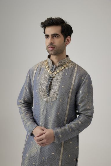 The Regal Radiance Embriodered Kurta Set