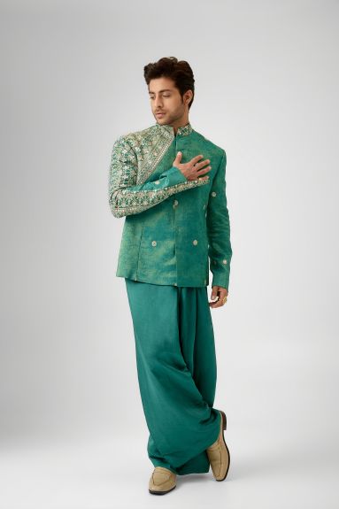 Emerald Eclipse Jodhpuri Set
