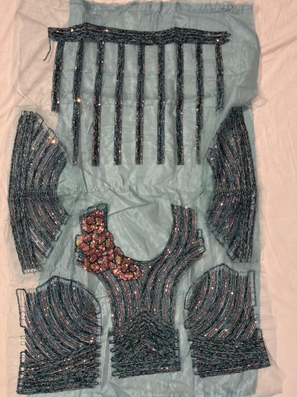 Women's Embroidered Semi-Stitched Lehenga Choli with Dupatta | Lovender