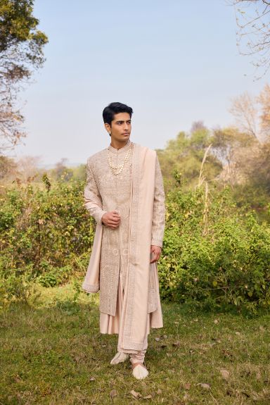 Ivory Embrace Sherwani Set