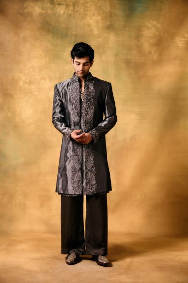 Moonlit Edge Indo-Western Set for Men