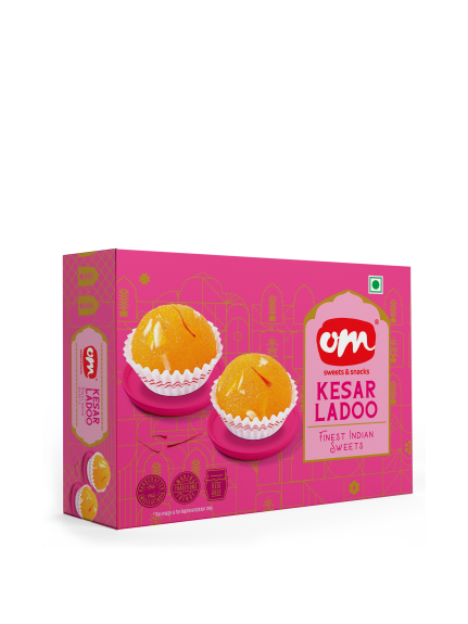 Kesar Ladoo(OM Sweets) 