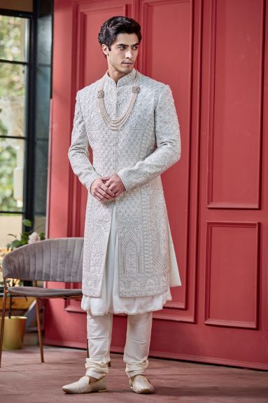 Timeless Ivory Classic Sherwan