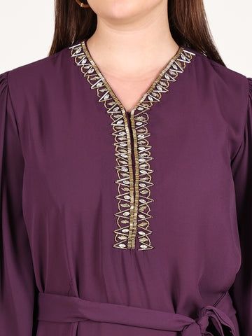 PURPLE RUBINA DRESS