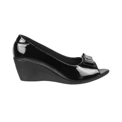 Women Black Formal Peep Toes