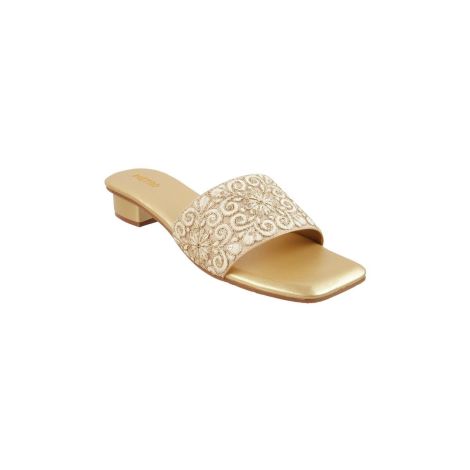 Women Gold Party Slides