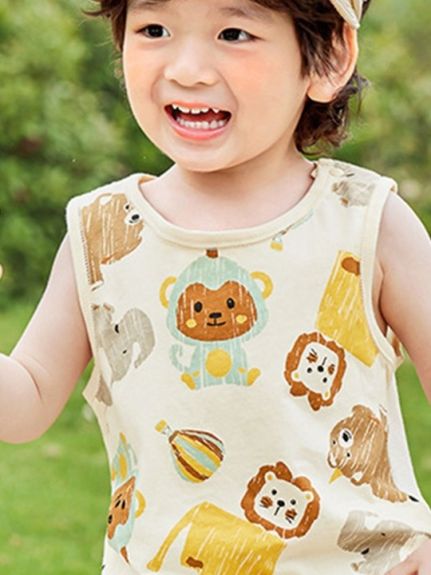 Kids Printed Round Neck Top