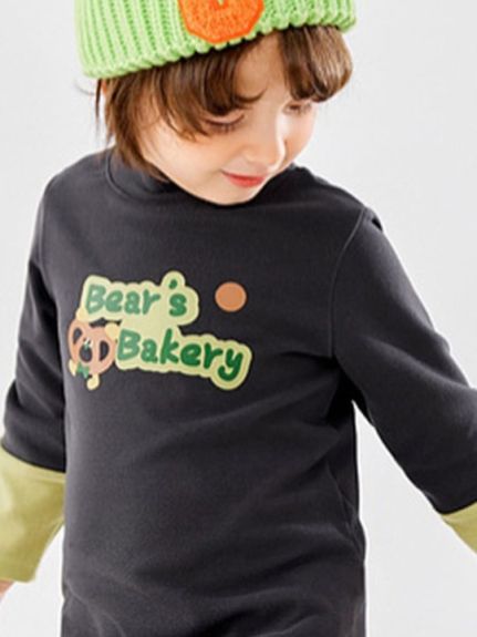 Kids Striped High Neck Top