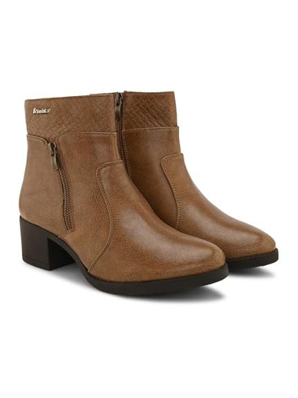 ALLEVIATER, Mid-Calf Boots with Zip Fastening