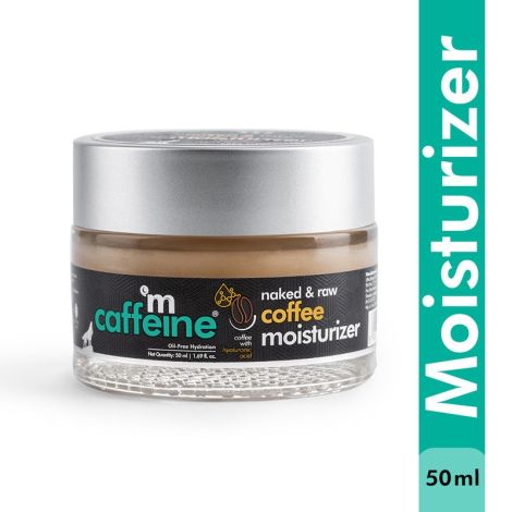 Coffee Moisturizer | Hyaluronic Acid & Pro Vitamin B5 | Instant Hydration | 50 ml
