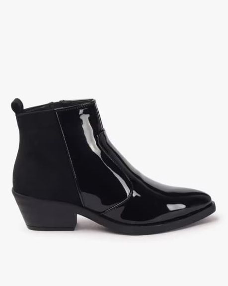 ELLE,Women Zip-Up Ankle-Length Boots