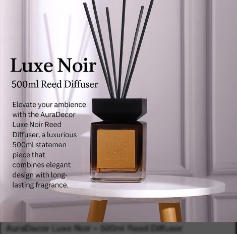 Luxe Noir - 500ml Reed Diffuser