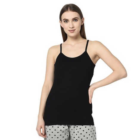 ESPRESSO Women's Viscose Spandex Daily Essential Camisole Pack of 2