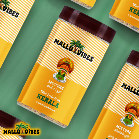 Mallu Vibes Kerala Mixture | Authentic South Indian Savory Mix (250g)