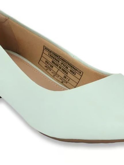 ALLEN SOLLY, Women Round-Toe Chunky Heeled Shoes