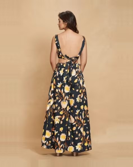 Gulabo By Ajsk, Floral Print Flared Skirt