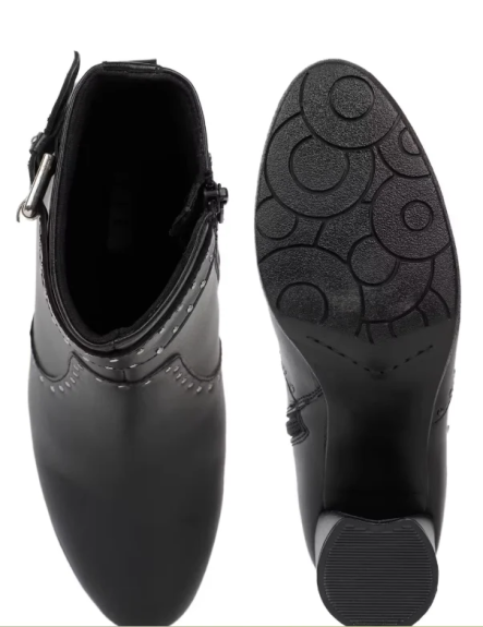 ELLE, Women Studded Ankle-Length Boots