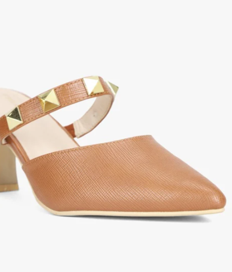 FYRE ROSE, Women Pointed-Toe Pump-Heeled Sandals