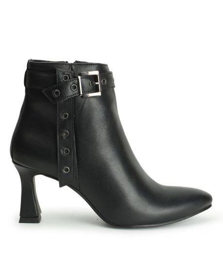 ELLE,Women Mid-Calf Length Slip-On Boots