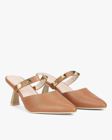 FYRE ROSE, Women Pointed-Toe Pump-Heeled Sandals