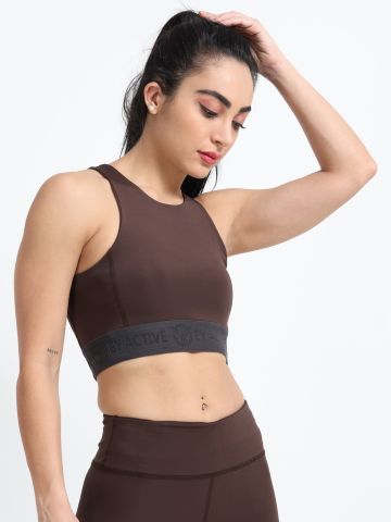 Cinnamon Charm Sports Bra back mesh