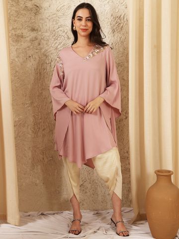 BLUSH FLANGE TUNIC