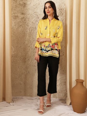 YELLOW PLUTO BREEZE SHIRT