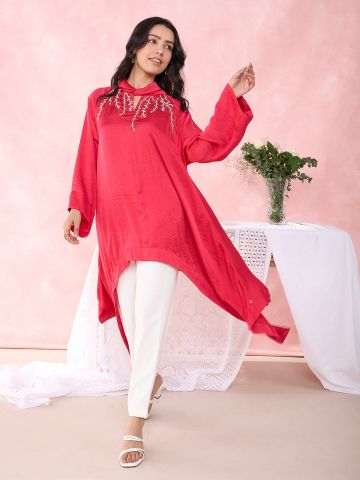 ROUGH PINK MILLIE TUNIC