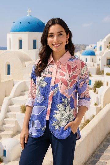 PEACH GLOBE GEOX SHIRT - Peach Globe